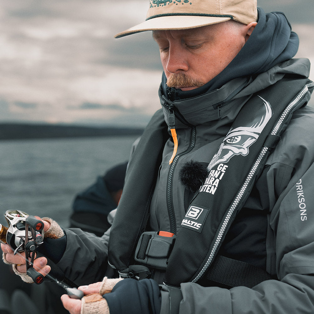 Flytväst, automatiskt uppblåsbar - Ge fan i våra vatten