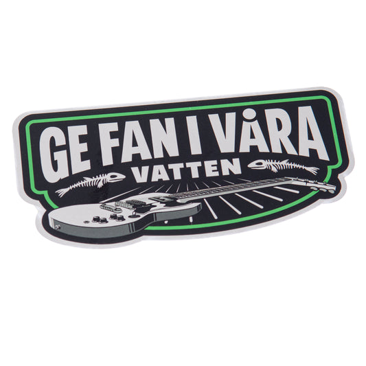 Dekal - Ge fan i våra vatten 2026 gitarr