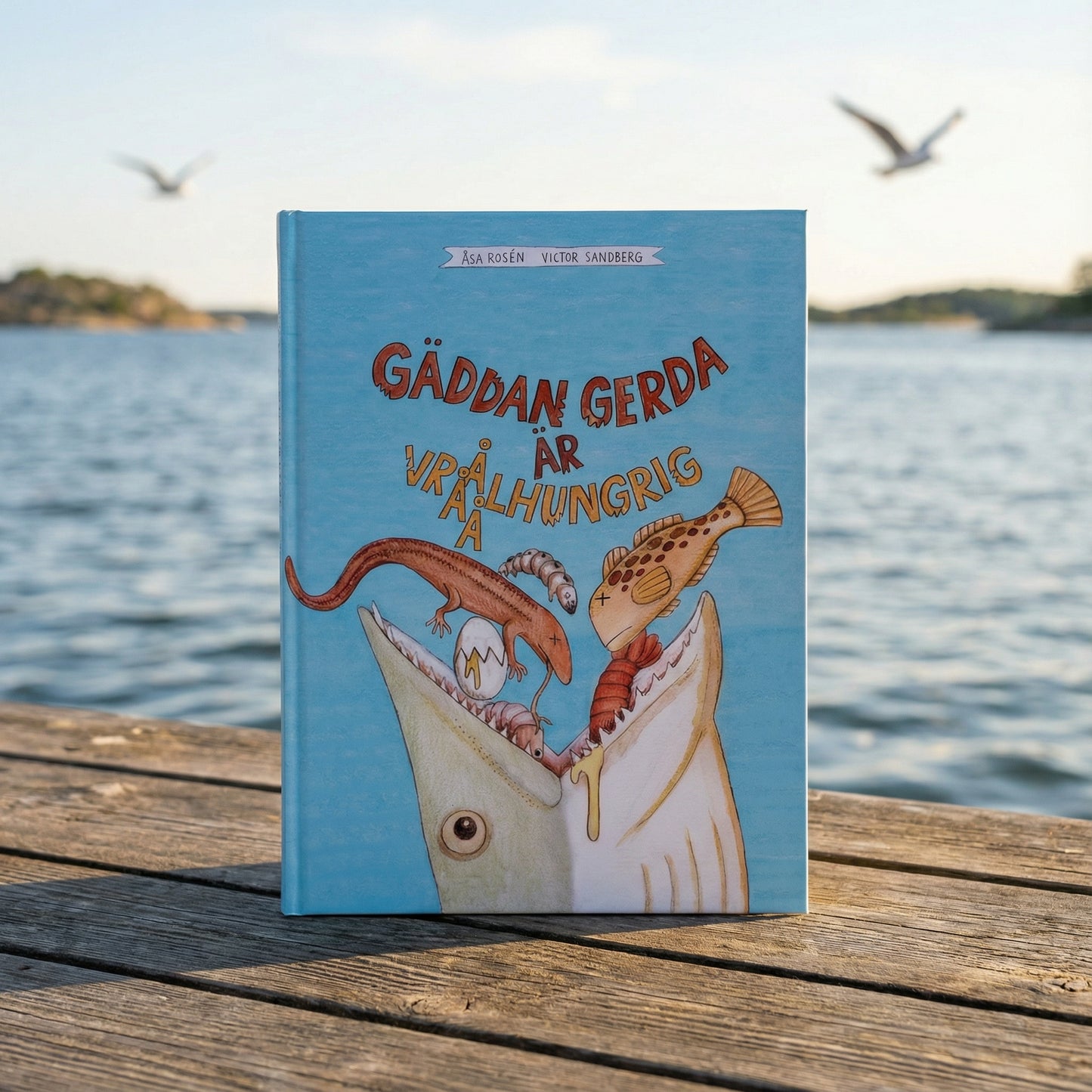 Barnbok - Gäddan Gerda är vrååålhungrig